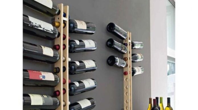 modern wine rack