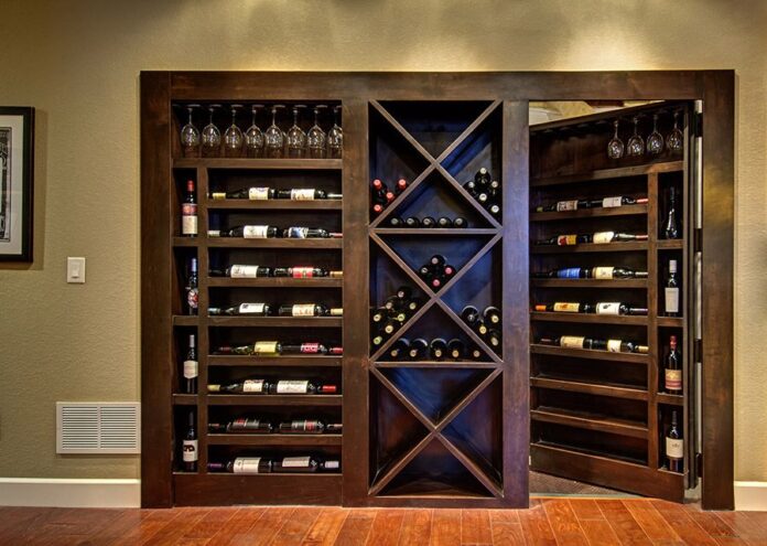 modern wine rack Perth